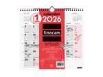 Calendario Pared Escribir Finocam Neutro Ene-dic 2026 M - 265x245 Mm Mes Vista Catalán