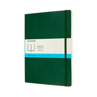 Cuaderno Moleskine Classic XL puntos tapa blanda verde mirto