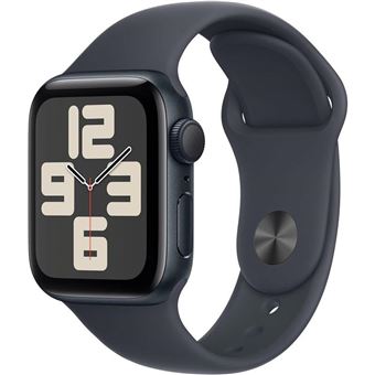 Apple Watch SE GPS 44mm Caja Aluminio Medianoche y Correa deportiva Medianoche - Talla M/L - 1
