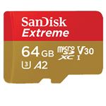 Tarjeta MicroSD Sandisk Extreme 64GB UHS-I