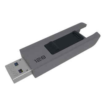 mitología vídeo colina Pendrive Memoria USB 3.0 Emtec B250 128GB Gris - Llave USB - Comprar en Fnac
