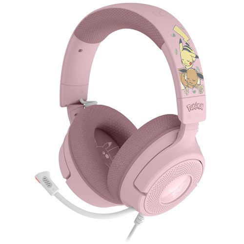 Razer Auriculares Gaming Con Cable Kraken V4 X - Pokémon Pikachu & Eevee