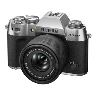 Cámara EVIL Fujifilm X-T50 plata + XC 15-45mm f/3.5-5.6 OIS PZ Kit - 1
