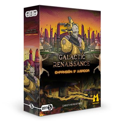 Juego de mesa galactic renaissance expansión 5º jugador