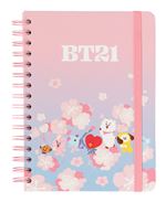 Cuaderno Tapa Forrada Erik A5 Bt21 Cherry Blossom