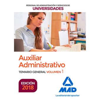 Auxiliar Administrativo de Universidades - Temario General Volumen 1