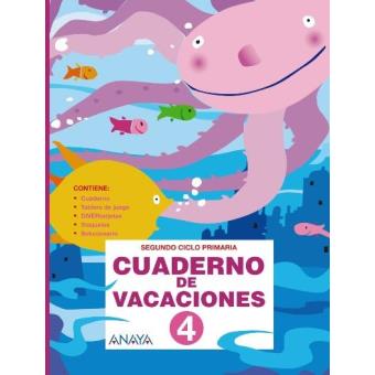 Cuaderno de vacaciones Primaria 4 - Varios autores -5% en libros | Fnac