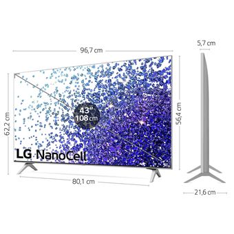 TV QNED 43 (109,22 cm) LG 43QNED756RA, 4K UHD, Smart TV