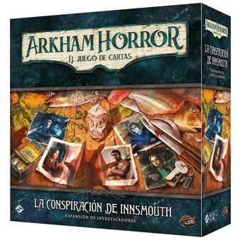 Juego de cartas Arkham Horror La conspiración de Inssmouth Expansión - 1