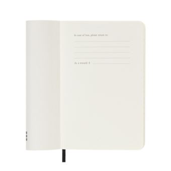 Moleskine 2024 Pocket Softcover Classic Weekly Horizontal Planner - Bl
