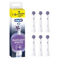 Pack 6 cabezales de recambio para cepillo eléctrico Oral-B iO Radiant White
