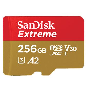 Tarjeta MicroSD Sandisk Extreme 256GB UHS-I