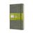Cuaderno Moleskine Blend L rayas tejido jacquard verde_0