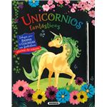 Unicornios fantásticos para raspar y colorear