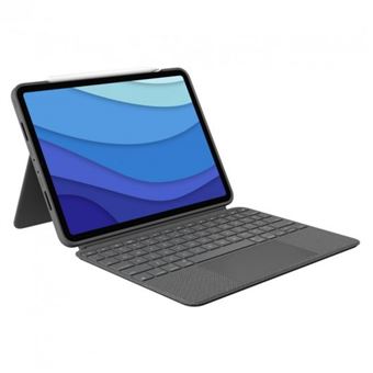 Funda con teclado Logitech Combo Touch Gris para iPad Pro 11''