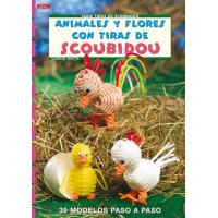 Serie scoubidou nº 7. animales y fl
