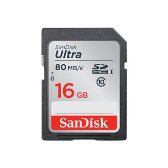 Tarjeta SDHC SanDisk Ultra 16GB