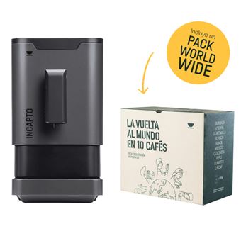 Cafetera Superautomática Incapto Modelo Negro + Pack Degustación Worldwide  Café en Grano de Especialidad - Comprar en Fnac