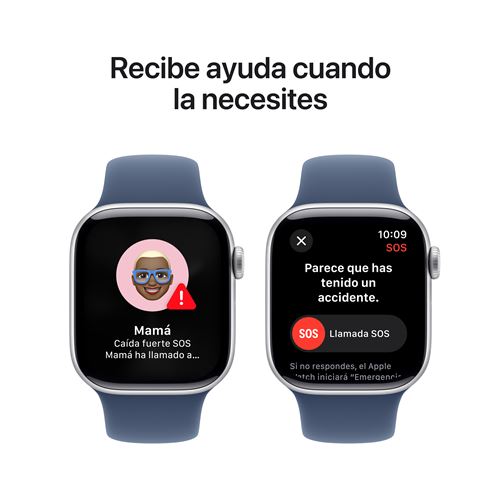 Apple Watch Series 10 GPS 42mm Caja Aluminio Plata y Correa