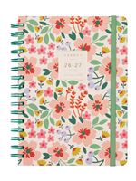 Agenda Curso Finocam Moniquilla Sep 2026 - Ago 2027 E10 - 155x212 Mm Semana Vista Horizontal Verde Español