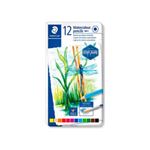 Caja De Metal Staeddtler De 12 Lápices De Color Acuarelables