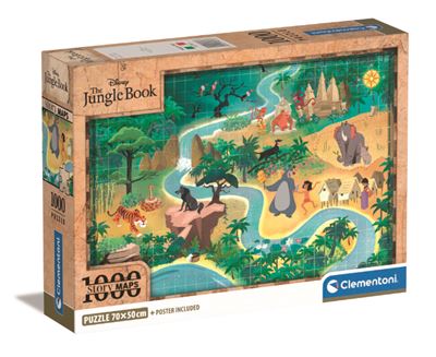 Clementoni puzzle 1000 piezas disney the jungle book