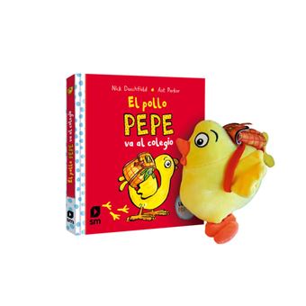 Pack El pollo Pepe va al colegio con muñeco