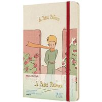 Agenda Moleskine 2020/2021 semana vista large tapa dura tela El Principito blanco - Ed Limitada