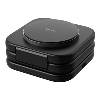 Cargador magnético de viaje Belkin BoostCharge Pro 3en1 15W + Funda
