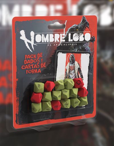 Juego de mesa hombre lobo 5ª juego de dados y cartas de forma