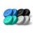 8 Thumb Grips KontrolFreek No-Slip Azul/Negro/Blanco/Verde para PS5