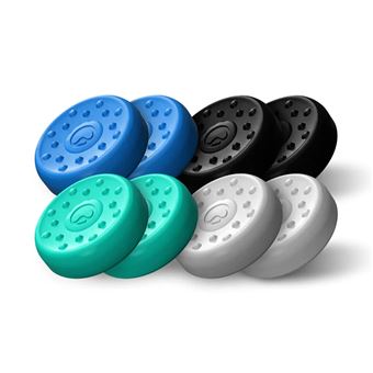 8 Thumb Grips KontrolFreek No-Slip Azul/Negro/Blanco/Verde para PS5