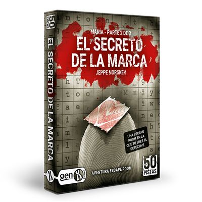 50 Pistas Temporada 2 - María 2: El Secreto de la Marca - Juego de Cartas