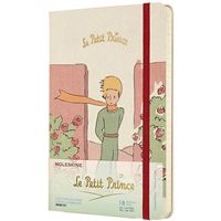 Agenda Moleskine 2020/2021 día por página large tapa dura tela El Principito blanco - Ed Limitada