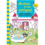 Busca A Tus Amigos En El Castillo Pega Y Colorea