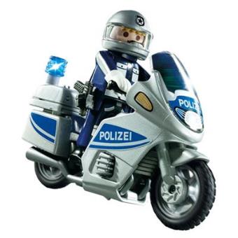 moto de policia playmobil