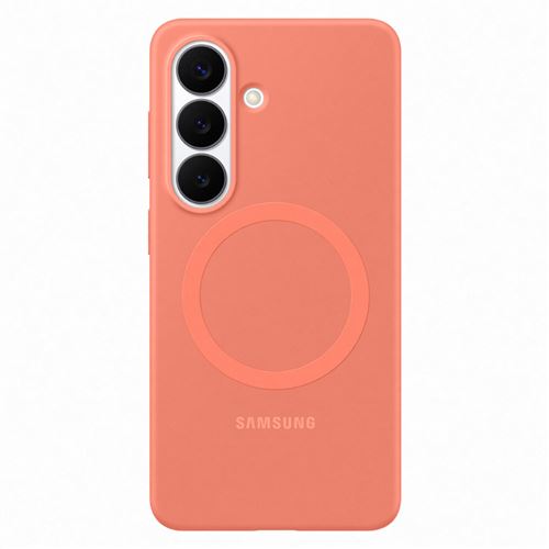 Funda De Silicona Magnética Samsung Roja Para Galaxy S26