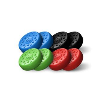 8 Thumb Grips KontrolFreek No-Slip Azul/Negro/Rojo/Verde para PS5