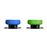 8 Thumb Grips KontrolFreek No-Slip Azul/Negro/Rojo/Verde para PS5