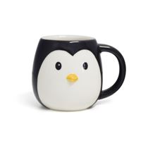 Balvi Mug Taza en forma de cabeza pingüino capacidad 400ml apta para lavavajillas y microond 400