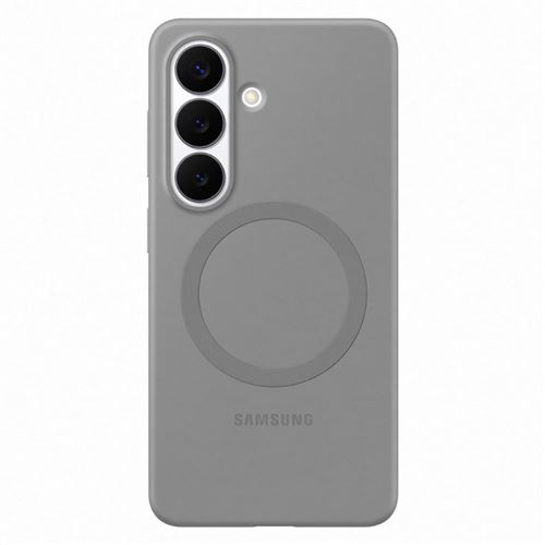 Funda De Silicona Magnética Samsung Gris Para Galaxy S26