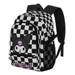 Mochila Sanrio Kuromi B And W Fight Fan 2.2 Negro
