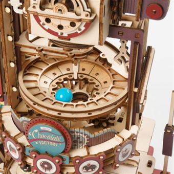 Puzzle 3D De Madera ROBOTIME – Máquina De Vapor Con Luces LED, 3 Marchas Y Dirección, Ideal Para Adultos Y Niños