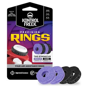 Anillos de precisión KontrolFreek Negro/Violeta para PS5