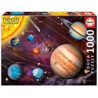 Puzzle Sistema Solar Neón 1000 piezas