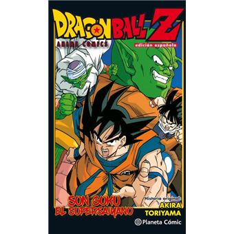 Dragon Ball Z Anime Comic Goku es un Super Saiyan