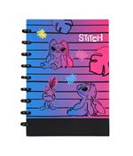 Cuaderno Coolpack Anillas B5 100 Hojas Cuadrícula Stitch Black Chill