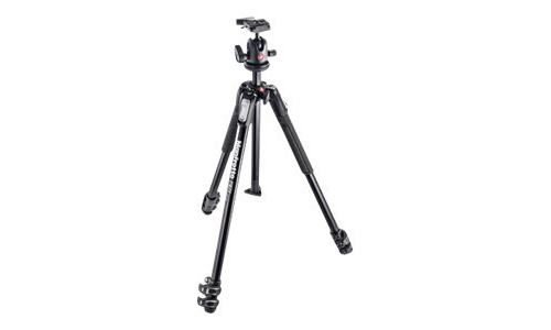 Manfrotto - Kit Trípode 190x 3 Secciones Con Rótula De Bola- Aluminio