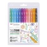 Set Tombow Twin Tone 12 Rotuladores Colores Pastel