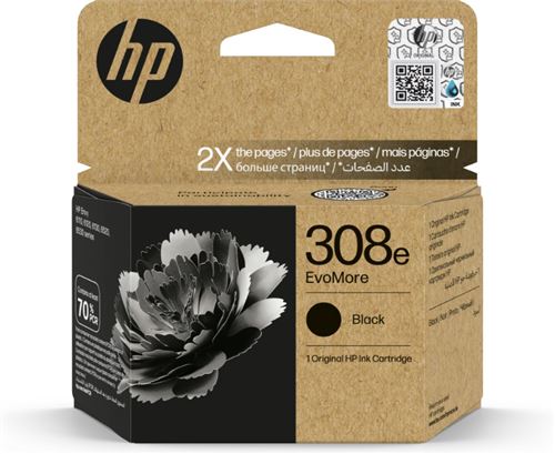 Cartucho De Tinta Negra Hp 308e Evomore 7fp22ue